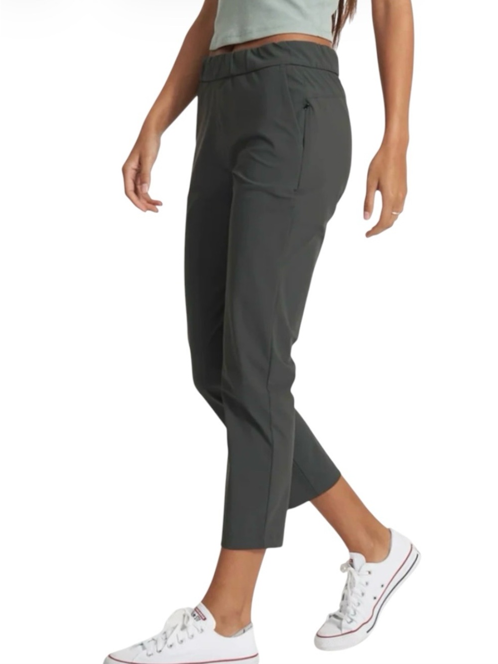 Vuori Miles Ankle Pants Grey Size M Athleisure Casual Work Out Walking Sporty
